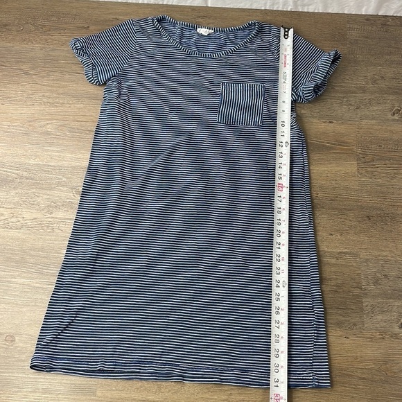 June and Delaney Women’s Blue and White Stripe Short Sleeve Dress, size small - Picture 6 of 10